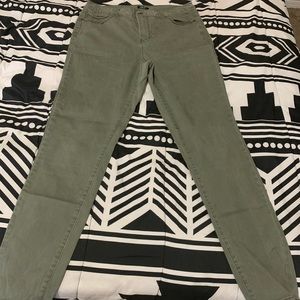 Olive green pants